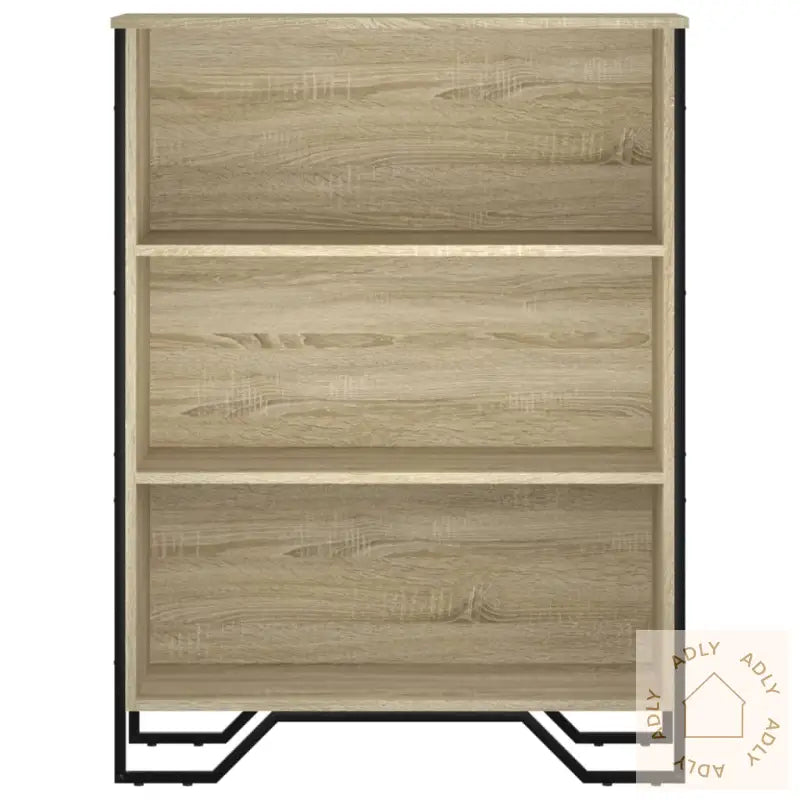 Bokhylle Sonoma Eik 80X31X106 Cm Konstruert Tre