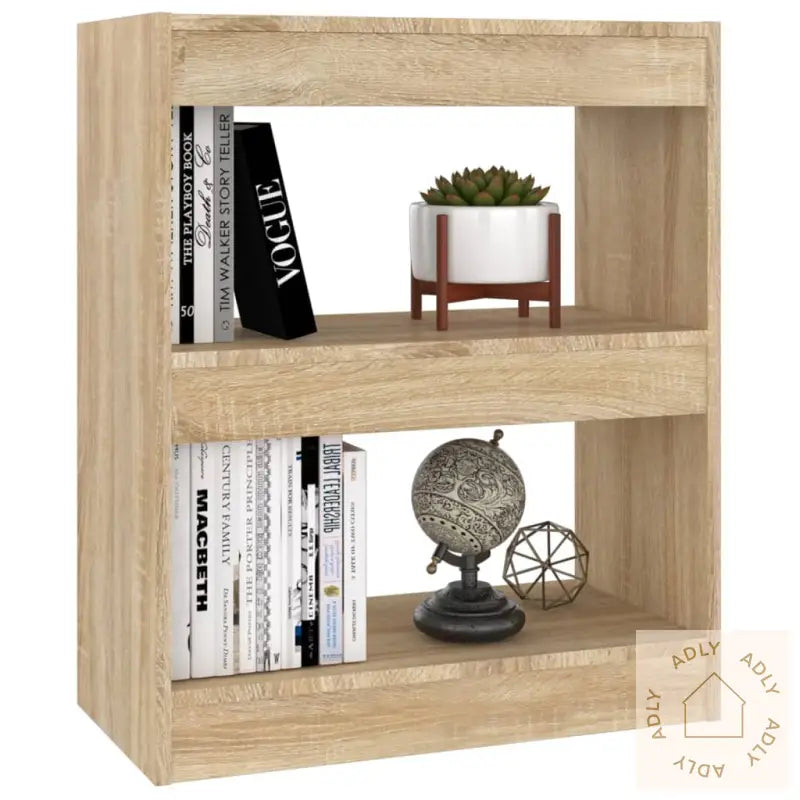 Bokhylle/Romdeler Sonoma Eik 60X30X72 Cm