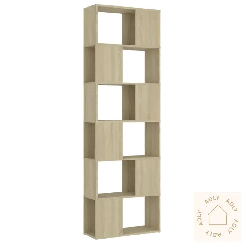 Bokhylle/Romdeler Sonoma Eik 60X24X186 Cm Konstruert Tre