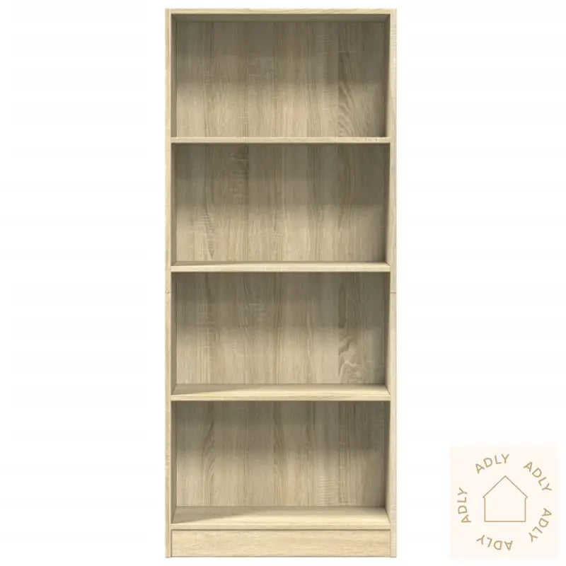 Bokhylle Sonoma Eik 60X24X143 Cm Konstruert Tre