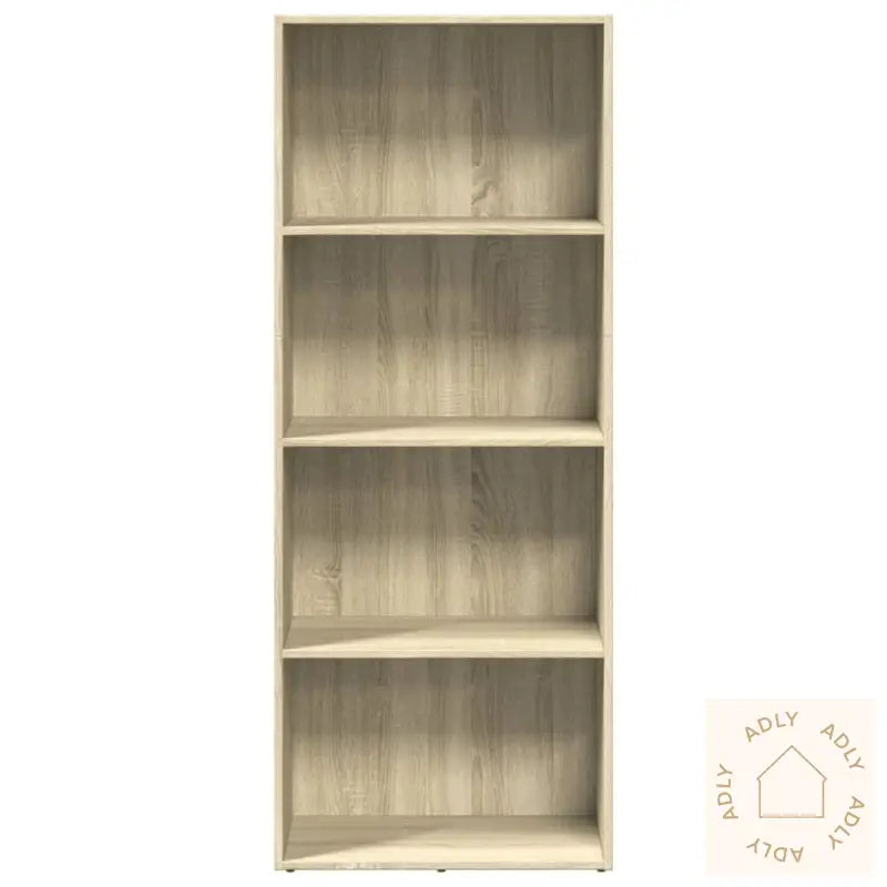 Bokhylle Sonoma Eik 60X30X152 Cm Konstruert Tre