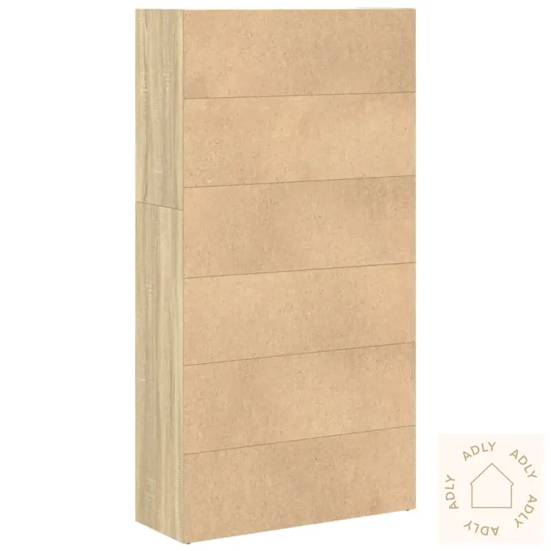 Bokhylle Sonoma Eik 80X30X152 Cm Konstruert Tre