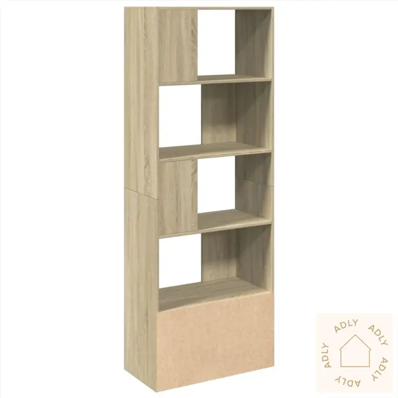 Bokhylle Sonoma Eik 70X36X189 Cm Konstruert Tre