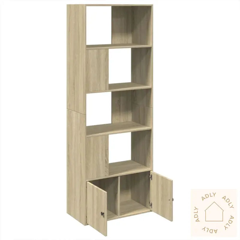 Bokhylle Sonoma Eik 70X36X189 Cm Konstruert Tre