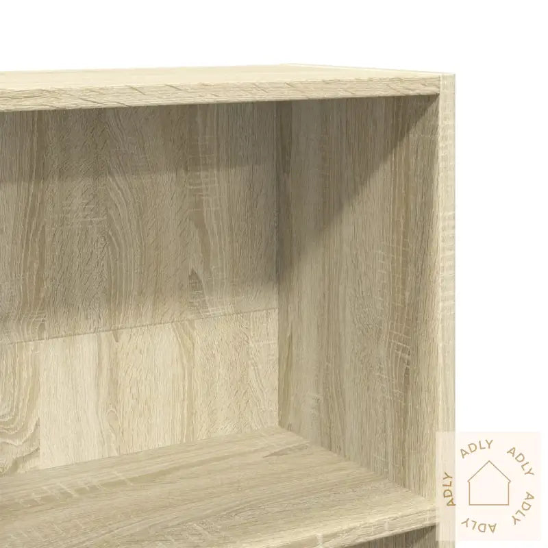 Bokhylle Sonoma Eik 40X24X143 Cm Konstruert Tre
