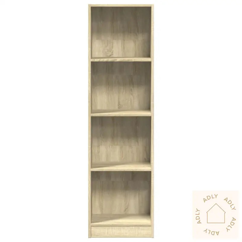 Bokhylle Sonoma Eik 40X24X143 Cm Konstruert Tre