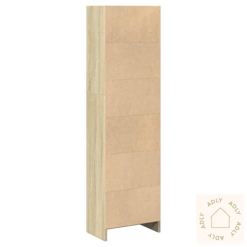 Bokhylle Sonoma Eik 40X24X143 Cm Konstruert Tre