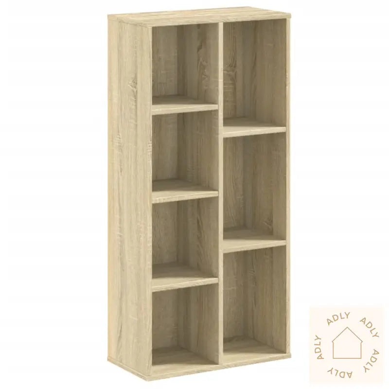 Bokhylle Sonoma Eik 50X25X105 Cm Konstruert Tre