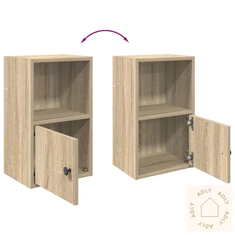 Bokhylle Sonoma Eik 31X24X52 Cm Konstruert Tre