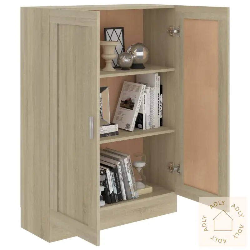 Bokhylle Sonoma Eik 82,5X30,5X115 Cm Konstruert Tre