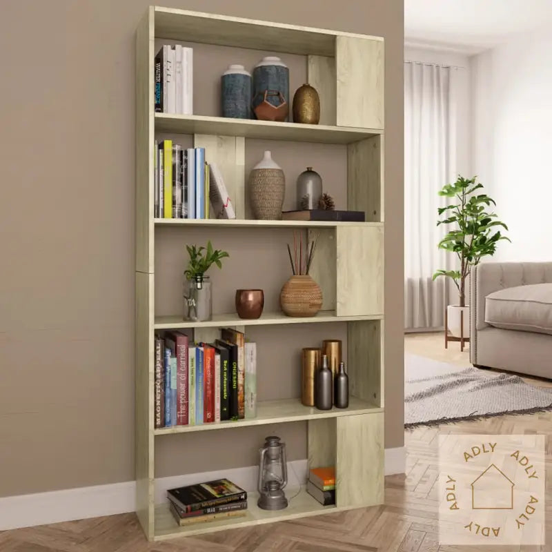 Bokhylle/Romdeler Sonoma Eik 80X24X159 Cm Konstruert Tre