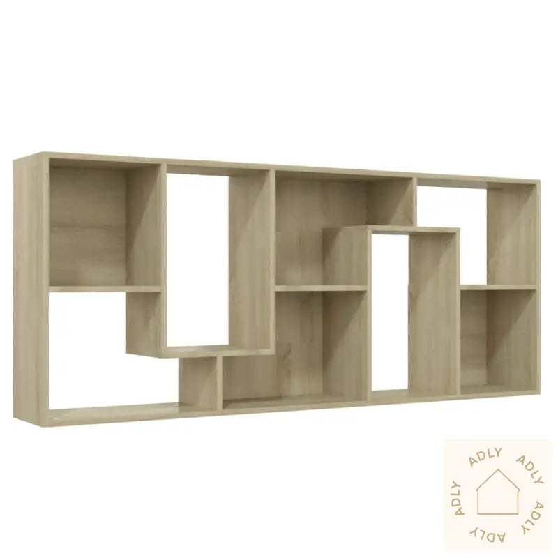 Bokhylle Sonoma Eik 67X24X161 Cm Konstruert Tre
