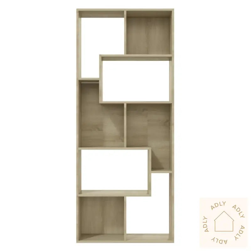 Bokhylle Sonoma Eik 67X24X161 Cm Konstruert Tre