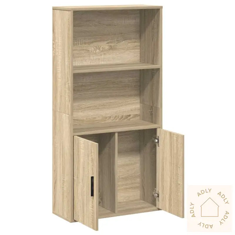 Bokhylle Sonoma Eik 60X24X120 Cm Konstruert Tre