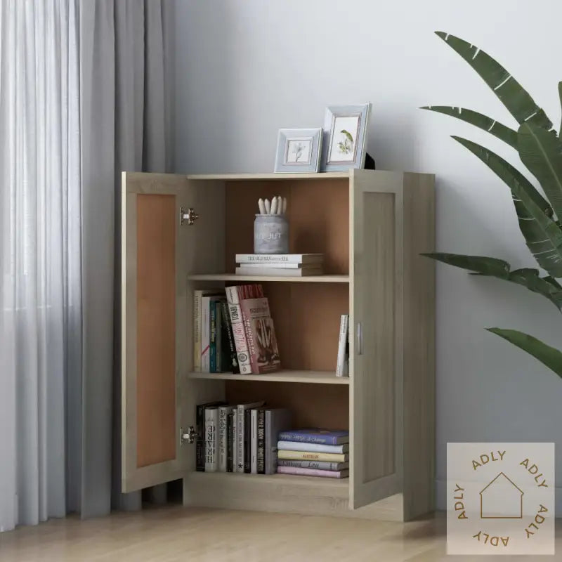 Bokhylle Sonoma Eik 82,5X30,5X115 Cm Konstruert Tre