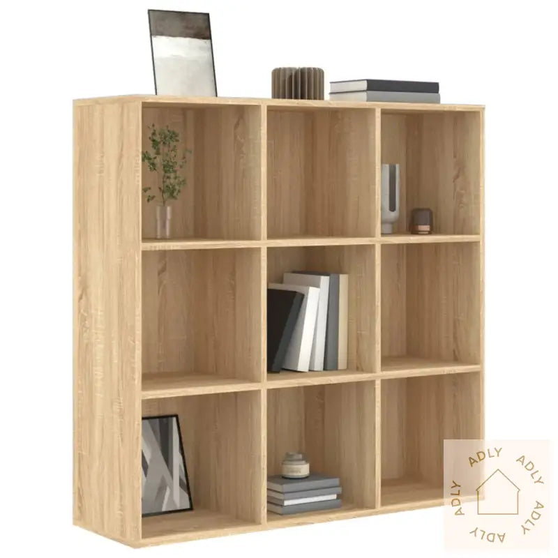 Bokhylle Sonoma Eik 98X29X97,5 Cm Konstruert Tre