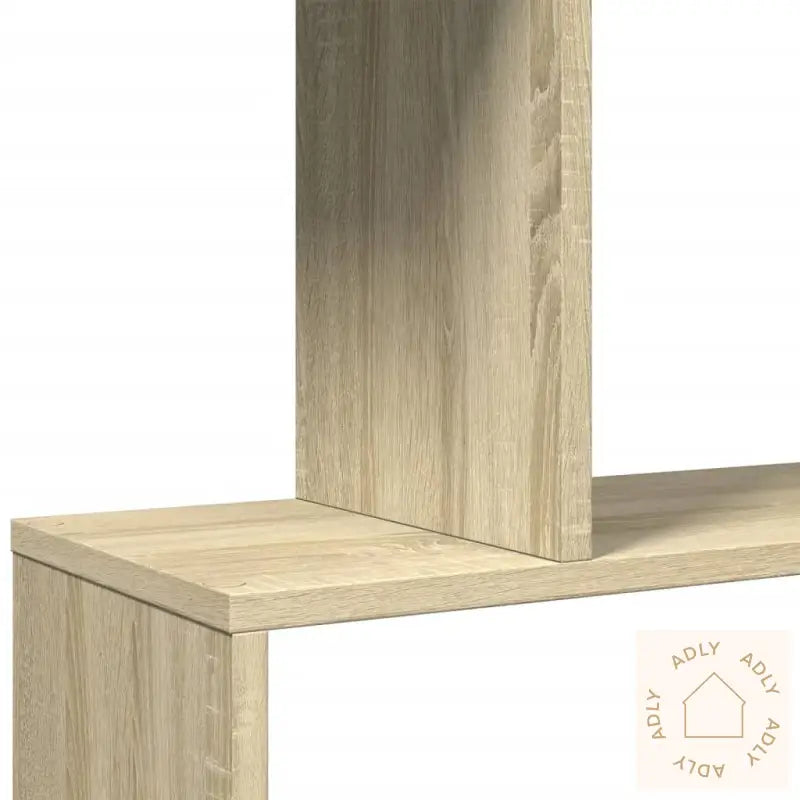 Romdeler Bokhylle 4 Lag Sonoma Eik 70X24X129 Cm Konstruert Tre