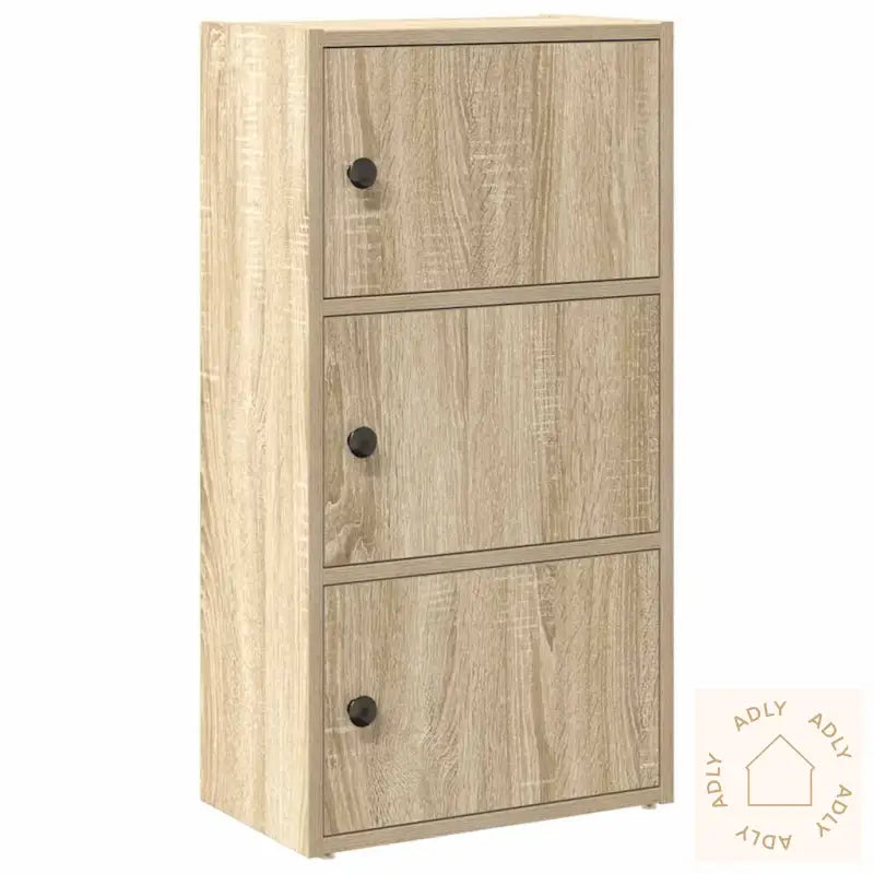 Bokhylle Sonoma Eik 40X24X77 Cm Konstruert Tre