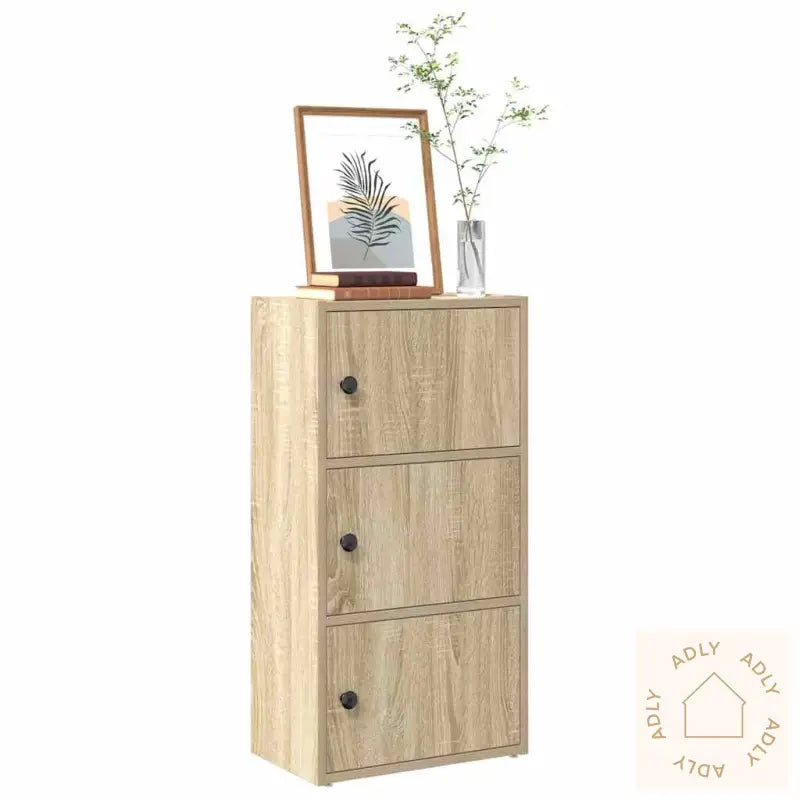 Bokhylle Sonoma Eik 40X24X77 Cm Konstruert Tre
