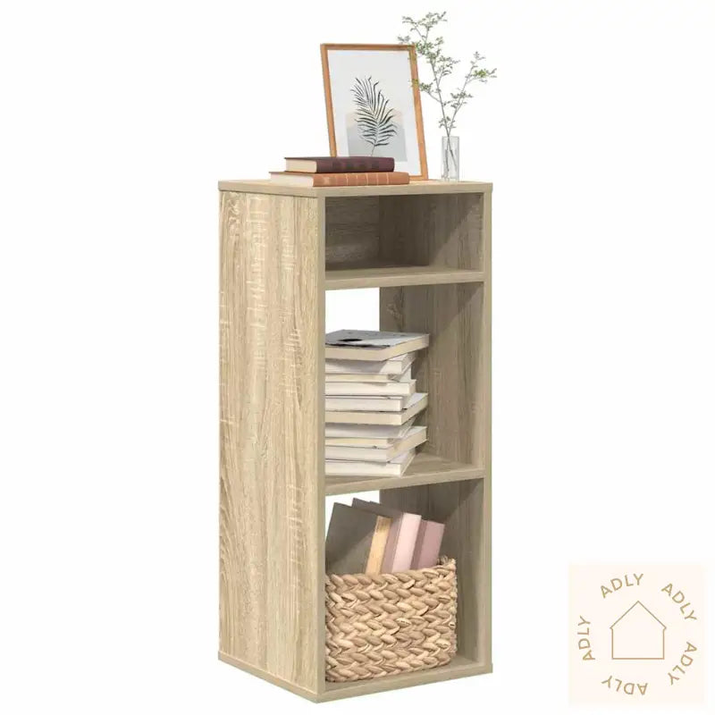 Bokhylle Sonoma Eik 34X31X80 Cm Konstruert Tre