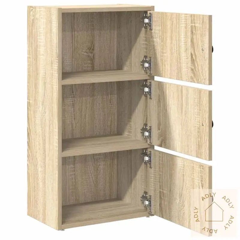 Bokhylle Sonoma Eik 40X24X77 Cm Konstruert Tre