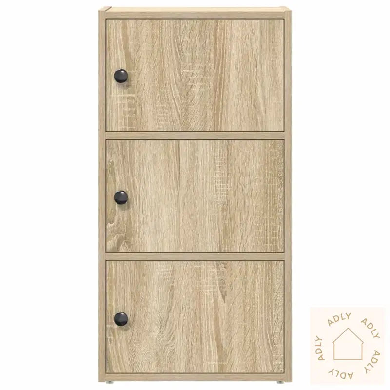 Bokhylle Sonoma Eik 40X24X77 Cm Konstruert Tre