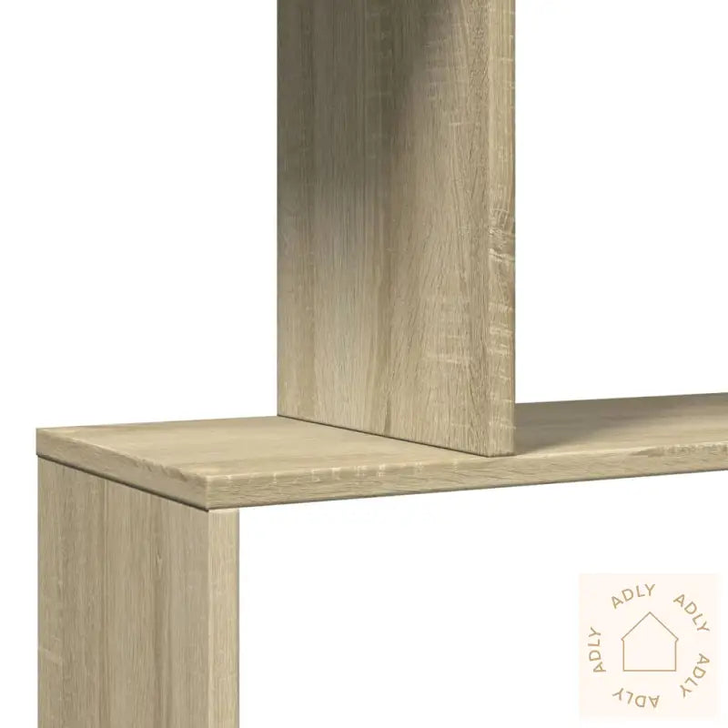 Romdeler Bokhylle 3 Lag Sonoma Eik 70X24X97 Cm Konstruert Tre