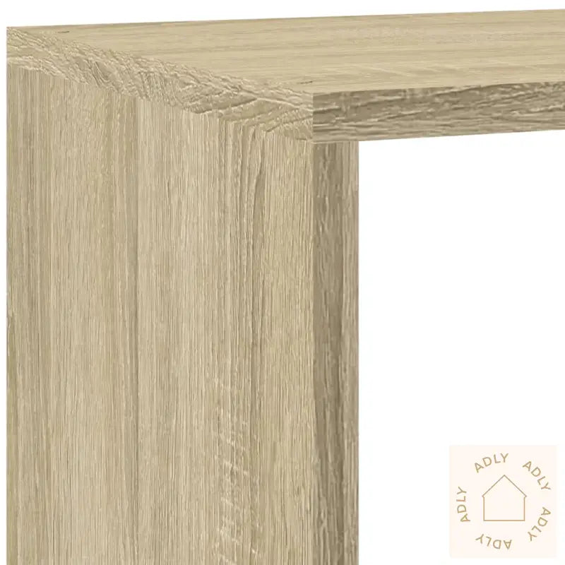 Bokhylle 4 Etasjer Sonoma Eik 143,5X29X143,5 Cm Konstruert Tre