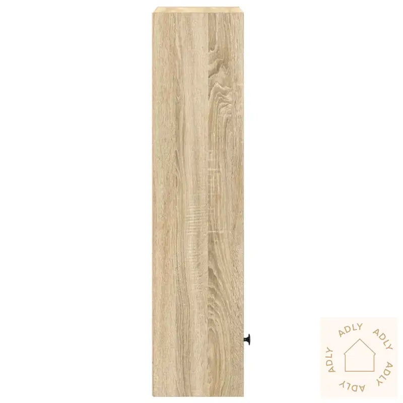 Bokhylle Sonoma Eik 31X24X102 Cm Konstruert Tre
