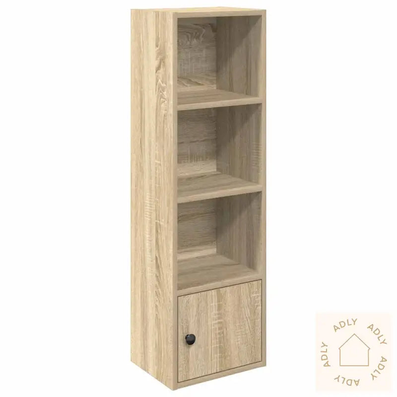 Bokhylle Sonoma Eik 31X24X102 Cm Konstruert Tre