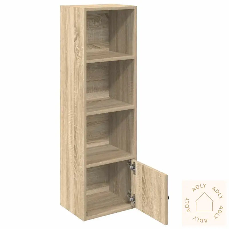 Bokhylle Sonoma Eik 31X24X102 Cm Konstruert Tre