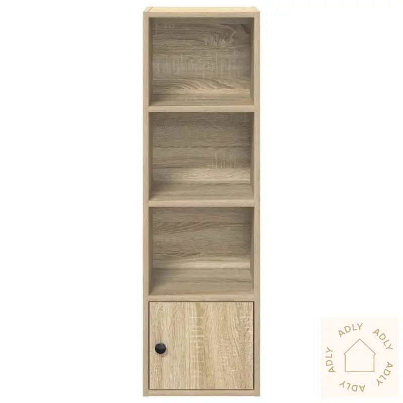 Bokhylle Sonoma Eik 31X24X102 Cm Konstruert Tre