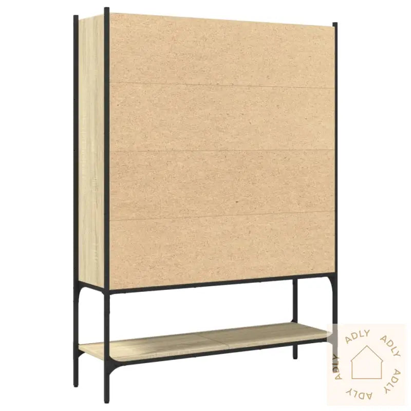 Bokhylle Sonoma Eik 102X30X141,5 Cm Konstruert Tre