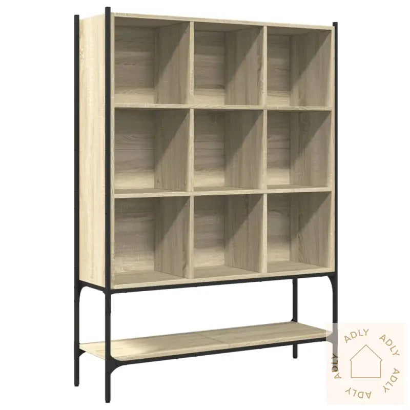 Bokhylle Sonoma Eik 102X30X141,5 Cm Konstruert Tre