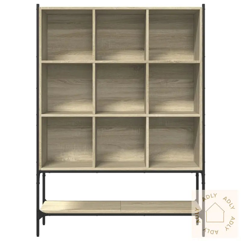 Bokhylle Sonoma Eik 102X30X141,5 Cm Konstruert Tre