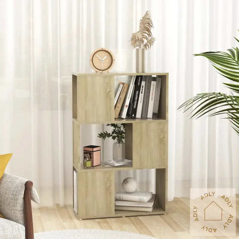Bokhylle/Romdeler Sonoma Eik 60X24X94 Cm Konstruert Tre