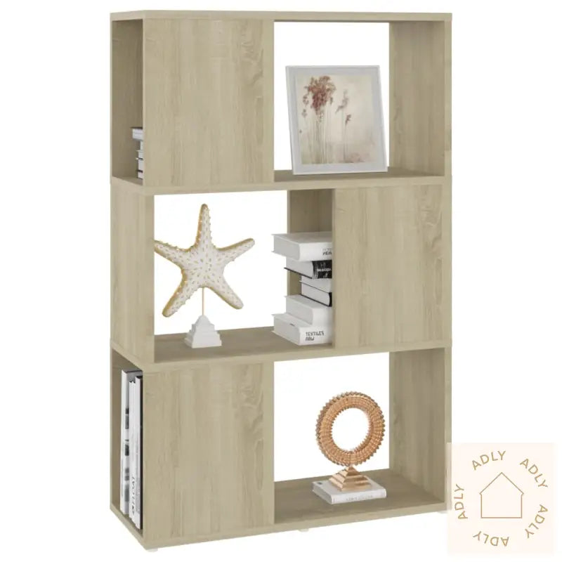 Bokhylle/Romdeler Sonoma Eik 60X24X94 Cm Konstruert Tre