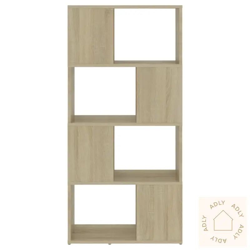 Bokhylle/Romdeler Sonoma Eik 60X24X124,5 Cm Konstruert Tre