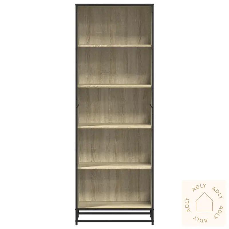 Bokhylle Sonoma Eik 60X35X170,5 Cm Konstruert Tre