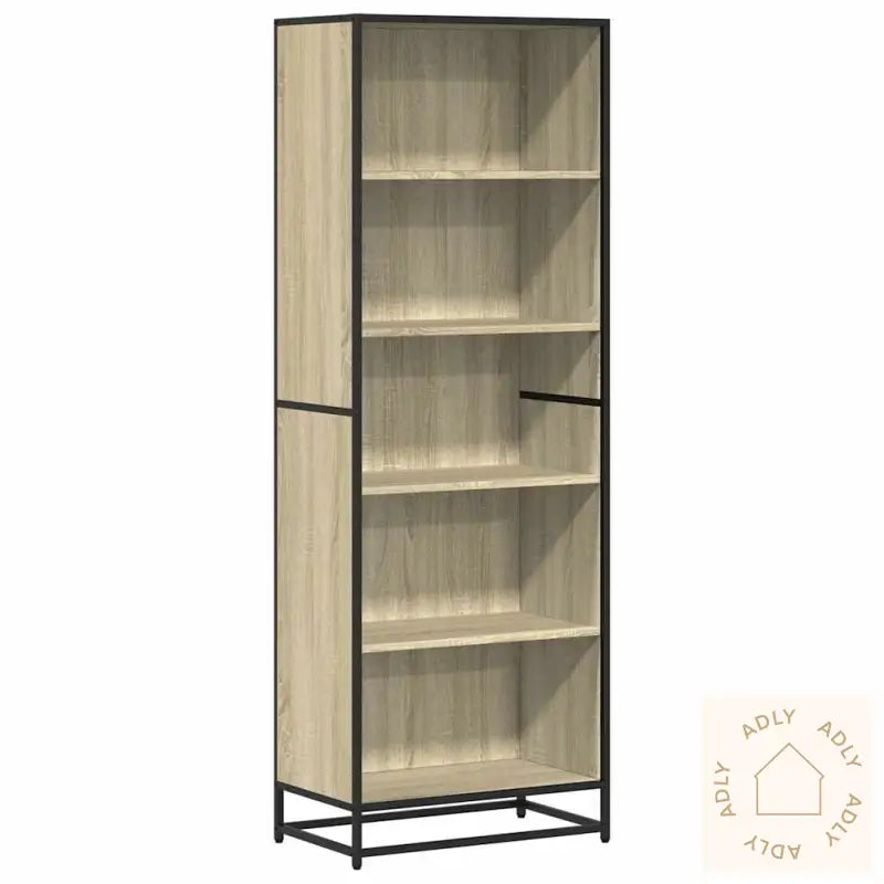 Bokhylle Sonoma Eik 60X35X170,5 Cm Konstruert Tre