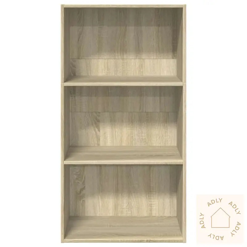 Bokhylle Sonoma Eik 60X30X114 Cm Konstruert Tre