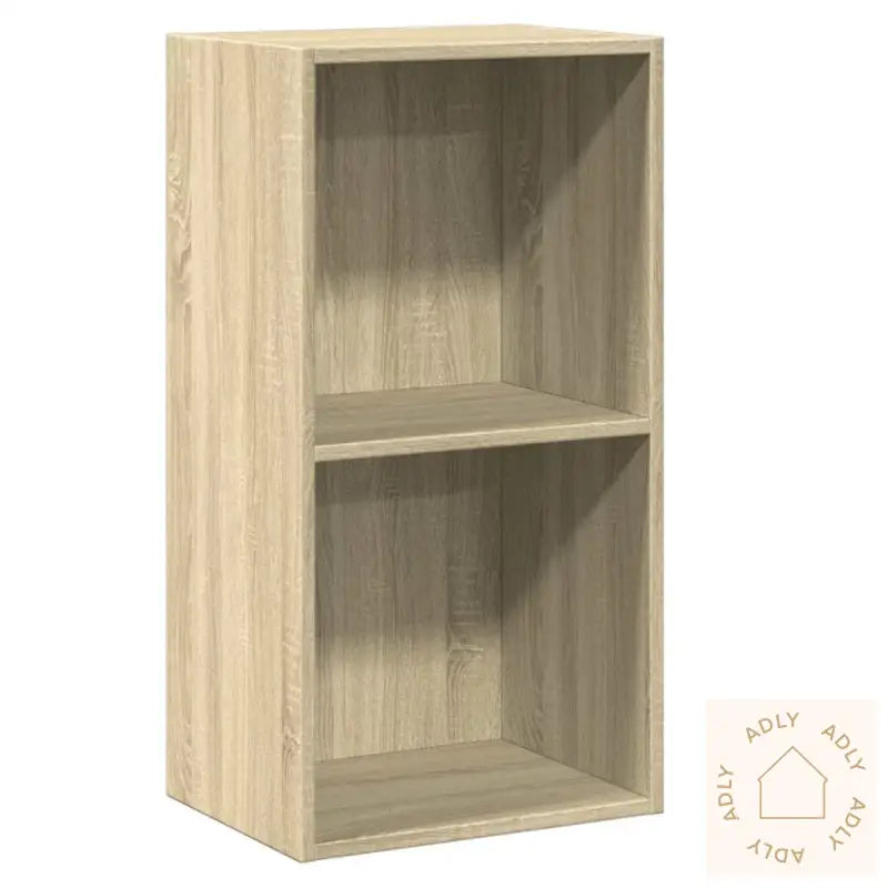 Bokhylle 2 Nivåer Sonoma Eik 40X30X76,5 Cm Konstruert Tre