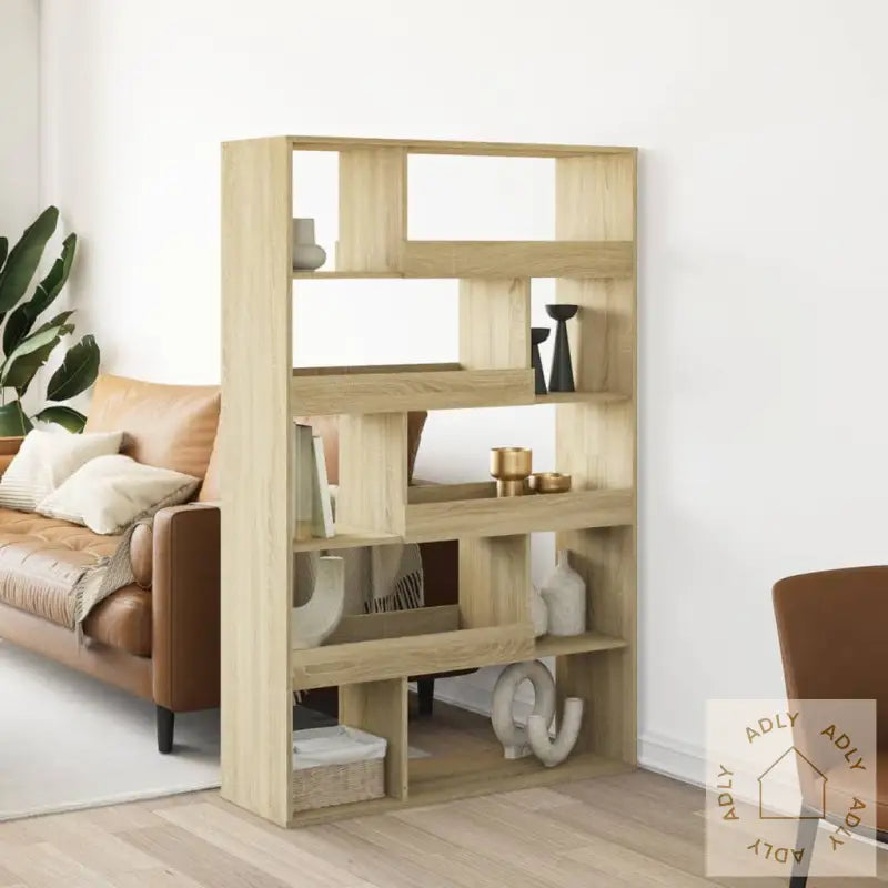 Bokhylle Sonoma Eik 100X33X156,5 Cm Konstruert Tre