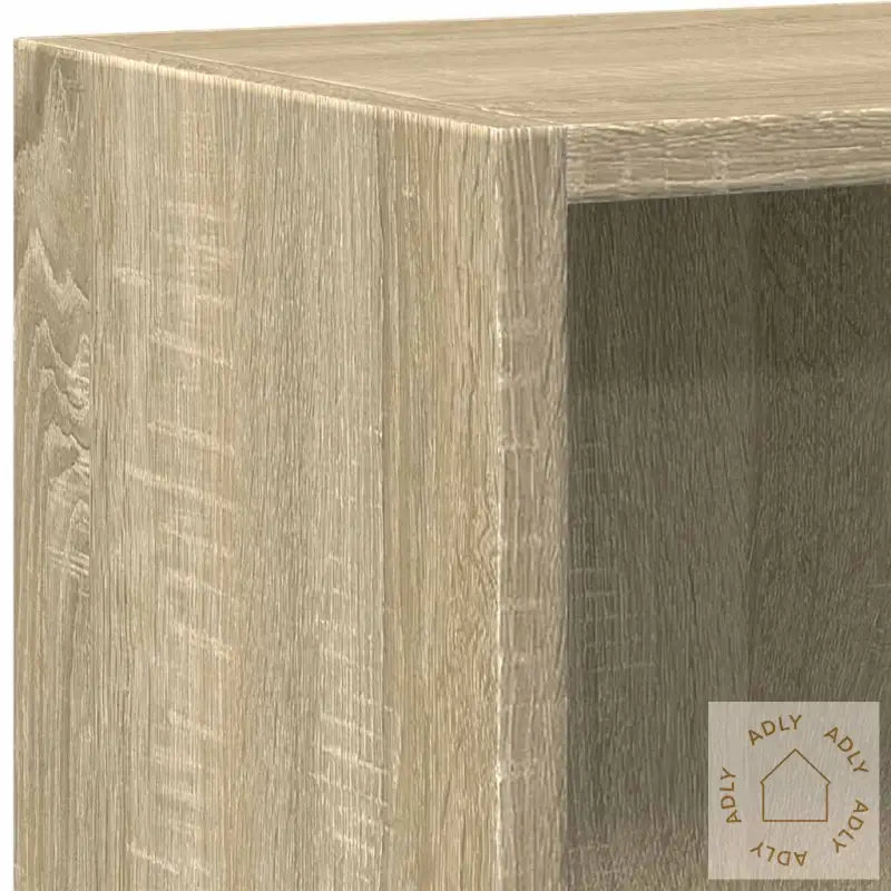 Bokhylle 2 Nivåer Sonoma Eik 40X30X76,5 Cm Konstruert Tre