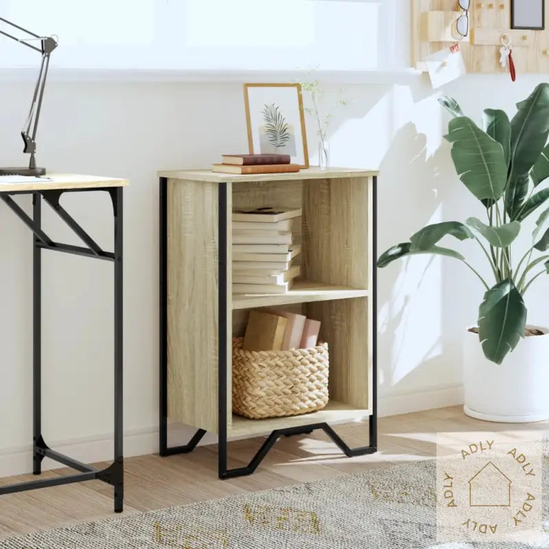 Bokhylle Sonoma Eik 50X31X74,5 Cm Konstruert Tre