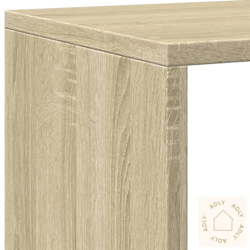Bokhylle Sonoma Eik 137,5X29X137,5 Cm Konstruert Tre