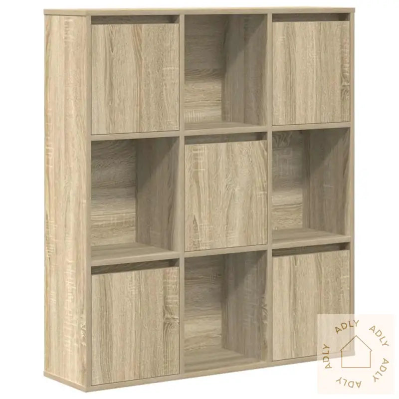 Bokhylle Sonoma Eik 89X24X101,5 Cm Konstruert Tre