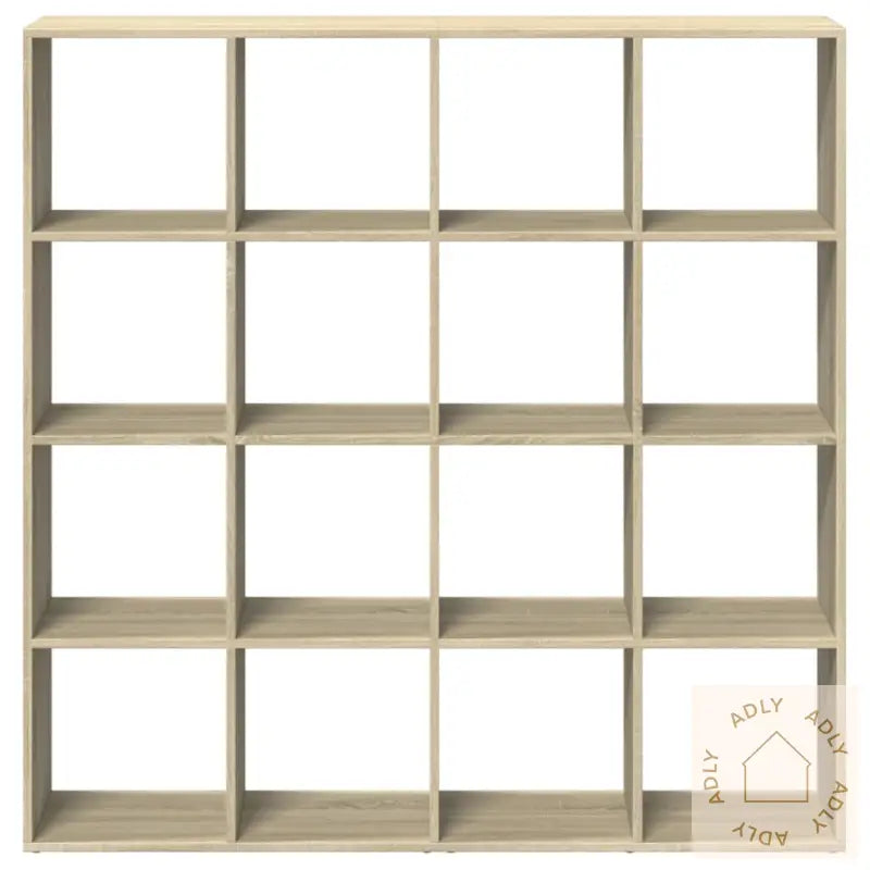 Bokhylle Sonoma Eik 137,5X29X137,5 Cm Konstruert Tre