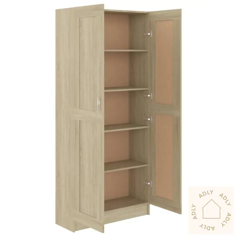 Bokhylle Sonoma Eik 82,5X30,5X185,5 Cm Konstruert Tre