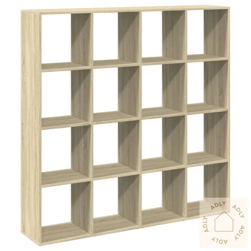 Bokhylle Sonoma Eik 137,5X29X137,5 Cm Konstruert Tre